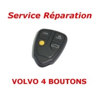 Serviço de reparação chave remota 4 botões Volvo S70, V70, C70, S40, V40, XC90, XC70