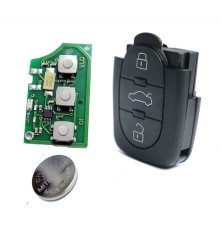 Transmissor de controle remoto Audi A3 A4 A6 RS4 TT Quattro 3 botões 4D0837231A 4D0 837 231 A