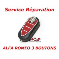 Service réparation télécommande clé Alfa Romeo Mito, Giulietta, Brera, GTA
