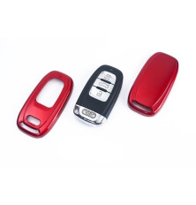 Étui coque pour télécommande clé Audi A3, A4, A5, A6, A8, TT, Q5, Q7, S-line, RS3, RS4 3 boutons