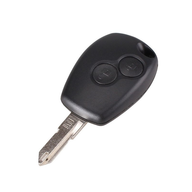 Télécommande coque de clé plip 2 boutons Dacia Logan, Sandero, Duster, Lodgy, Dokker