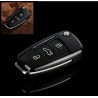 Étui coque pour télécommande clé Audi A3, A4, A5, A6, A8, TT, Q7, S-line, RS3, RS4 3 boutons