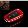 Carcasa para llave remota de 3 botones para Audi A3, A4, A5, A6, A8, TT, Q7, S-line, RS3, RS4