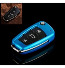 3-button remote key fob case for Audi A3, A4, A5, A6, A8, TT, Q7, S-line, RS3, RS4