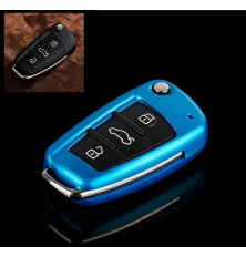 Étui coque pour télécommande clé Audi A3, A4, A5, A6, A8, TT, Q7, S-line, RS3, RS4 3 boutons
