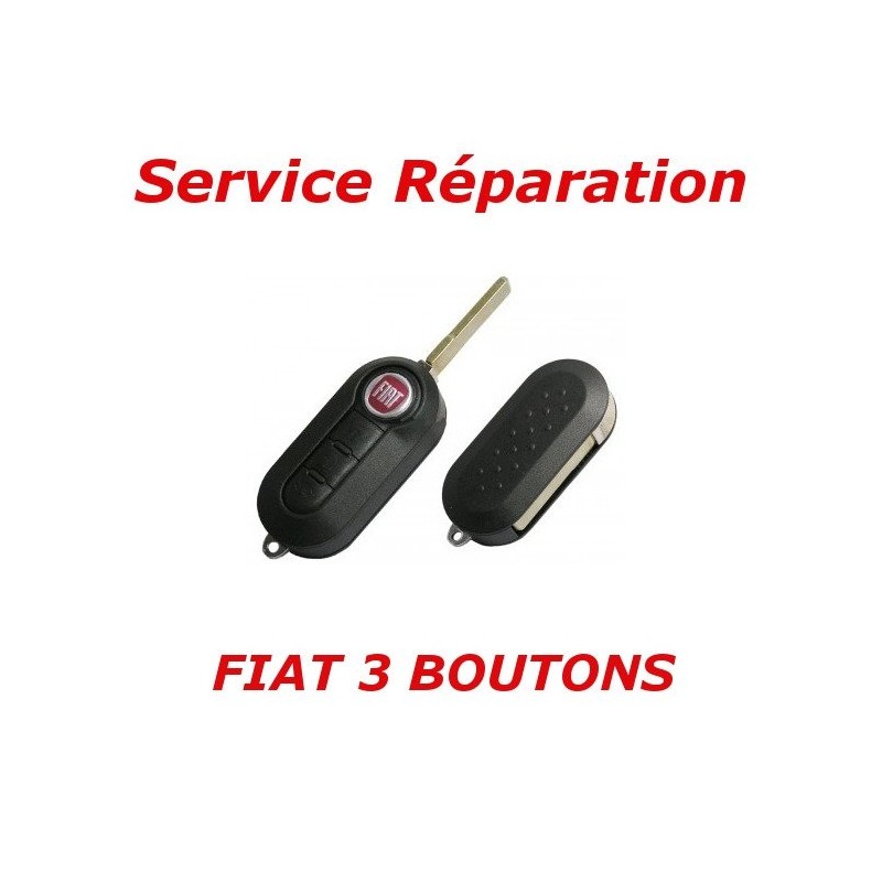 Serviço de reparação chave controle remoto Fiat 500 L Doblo Ducato Panda Punto Bravo