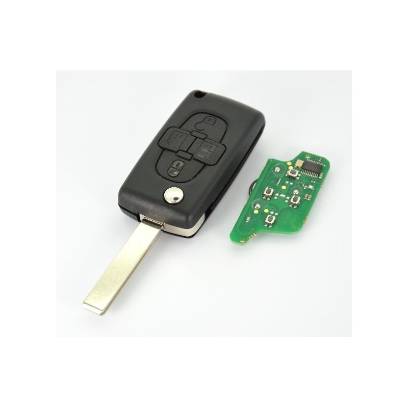 Peugeot 1007 4-button remote control transmitter 649081 6554GQ