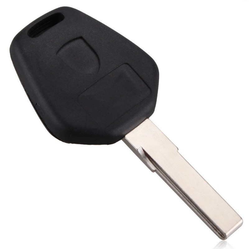 Coque De Remplacement Pour Clé Porsche Boxster, Cayman, 911 (997) - Télécommande 3 Boutons, Avec Lame Vierge