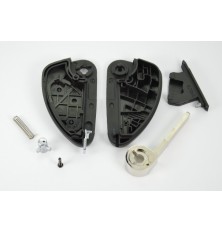 Alfa Romeo sleutelbehuizing zonder LED voor 147, 156, 166, GT, 2 knoppen
