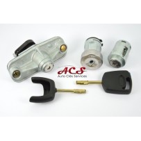 Kit de cilindro de cerradura de puerta para Ford Mondeo con interruptor de encendido y 2 llaves.