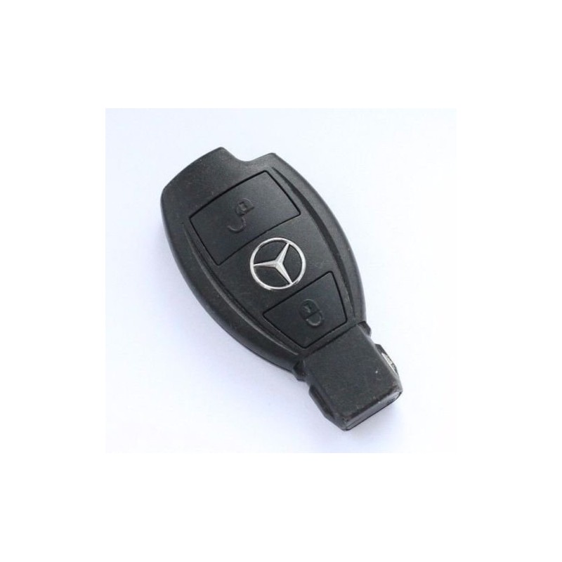 Mercedes A/B/C/E/S/ML/CLK/SLK/SL 2-knops sleutelhanger Mercedes A/B/C/E/S/ML/CLK/SLK/SL 2-knops sleutelhanger
