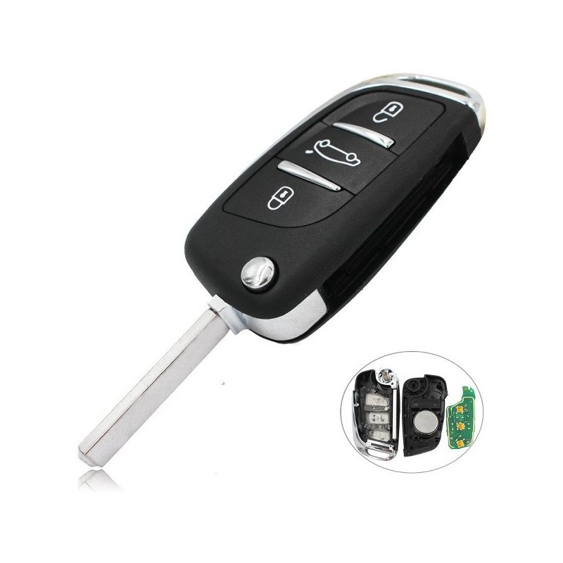 3-knops afstandsbediening voor Citroen C4 DS4 3-knops afstandsbediening voor Citroen C4 DS4