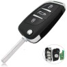 3-button remote key fob case for Citroen C4 DS4