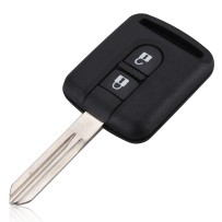 Carcasa para llave remota de 2 botones para Nissan X-TRAIL, NAVARA, MICRA, ALMERA, NOTE, PRIMERA, 350Z, QASHQAI
