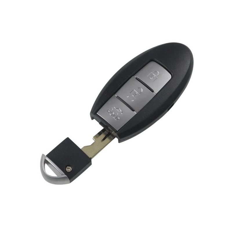 Carcasa para mando a distancia Nissan de 3 botones con sistema manos libres