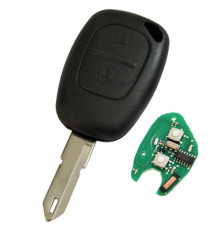 Cikonielf accessoire pour Renault Remplacement du couvercle du boîtier de  la clé à distance à 2 boutons pour Renault Trafic