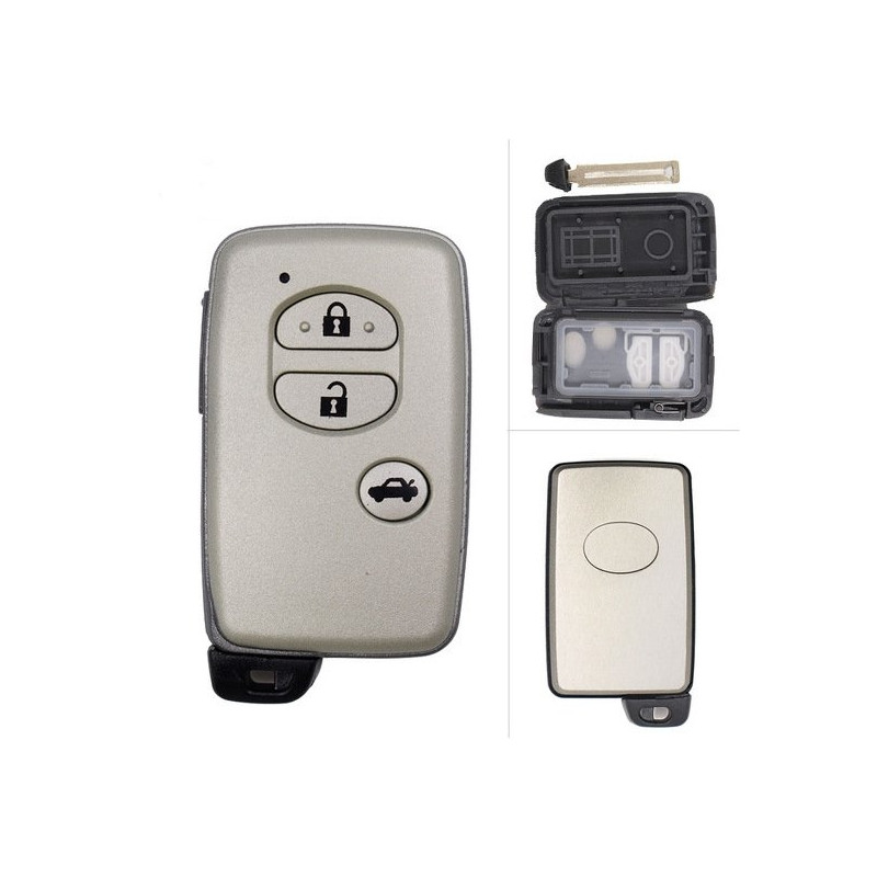 toyota card remote control case 3 buttons Prado, Prius, Yaris, Verso