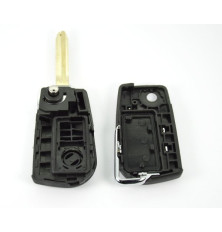 Télécommande coque de clé plip Toyota 2 boutons Yaris, Aygo TOY63