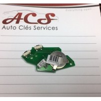 Controle remoto eletrônico peugeot citroen 2 botões Evasão, 806, Xantia, Jumpy