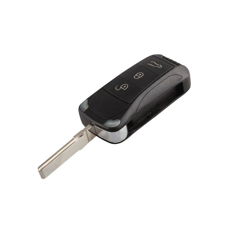 Caso chave de controle remoto 3 botões Porsche Cayenne Caso chave de controle remoto 3 botões Porsche Cayenne