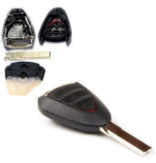 Télécommande coque de clé 3 boutons Porsche 987 Boxter Cayman