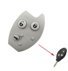 Botão de 3 teclas para controle remoto Citroen Xsara C5