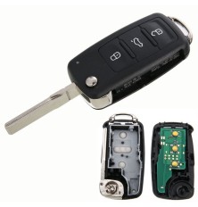 Télécommande émetteur compatible avec VW 5K0837202AD