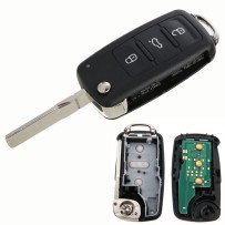 VW Volkswagen 3 botões transmissor controle remoto 5K0837202AD