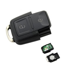 Transmisor de control remoto de 2 botones VW SEAT SKODA 1J0959753N 1 J0 959 753 N