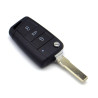 Télécommande coque de clé plip 3 boutons VW Volkswagen Golf VII 7, polo, Tiguan MK7