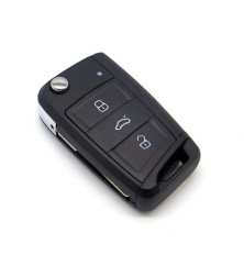 Télécommande coque de clé plip 3 boutons VW Volkswagen Golf VII 7, polo, Tiguan MK7 HU66