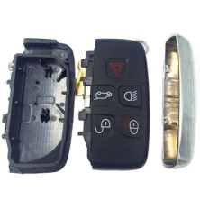 Controle remoto plip caso chave 5 botões Land Rover Freelander Discovery Evoque Sport Range