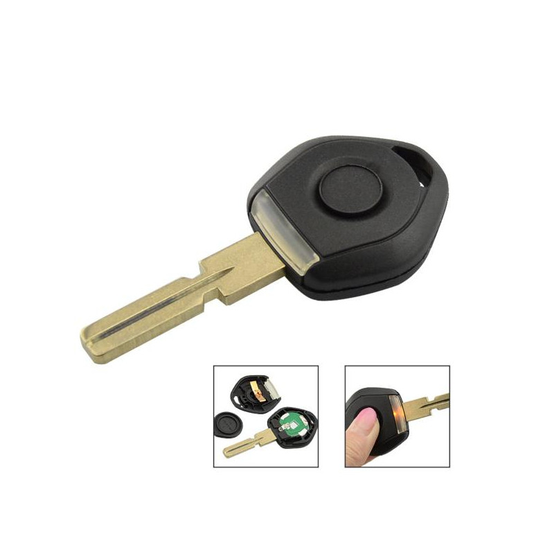 BMW key insert E36, E38, E39, Z3, M3, M5, Serie 3/5/7 with HU58 lamp