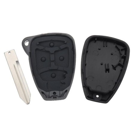 Porte-clés Voiture Jeep - Cuir Noir - Pour Grand Cherokee, Compass, Wrangler
