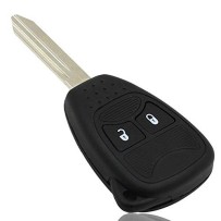 2-button key fob remote case for Jeep Compass, Wrangler, and Grand Cherokee