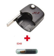 insert de clé codée Audi ID48 HU-H66