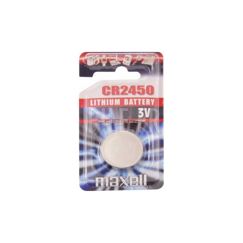 Maxell CR2450 lithium battery for remote control, electronic key Maxell CR2450 lithium battery for remote control, electronic key