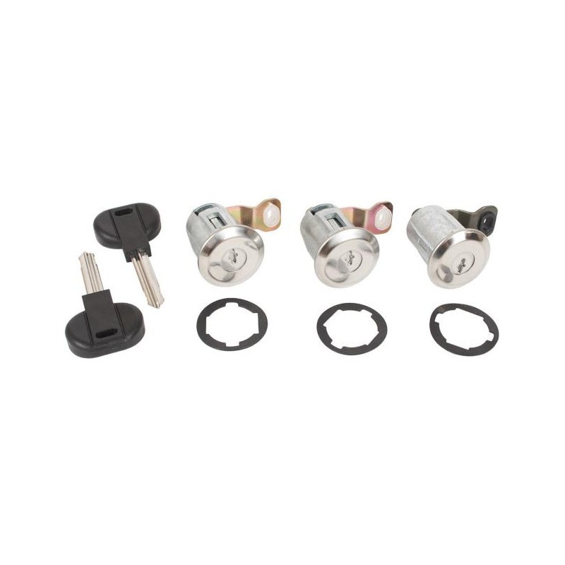 3 cilindros de cerradura de puerta para Citroën Berlingo Xsara Peugeot Partner 4162Q4 - 4161H9