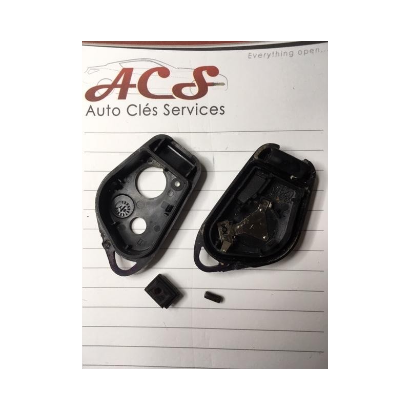 Peugeot 406 2-knops sleutel afstandsbediening behuizing