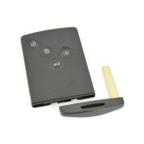 4-button key card Renault Megane, Grand Scenic, Koleos, and Clio
