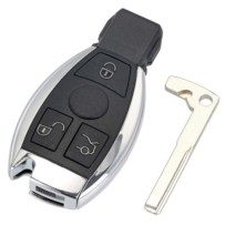 Boitier de télécommande clé Mercedes classe A, B, C, E, G, S, VITO Sprinter 3 boutons