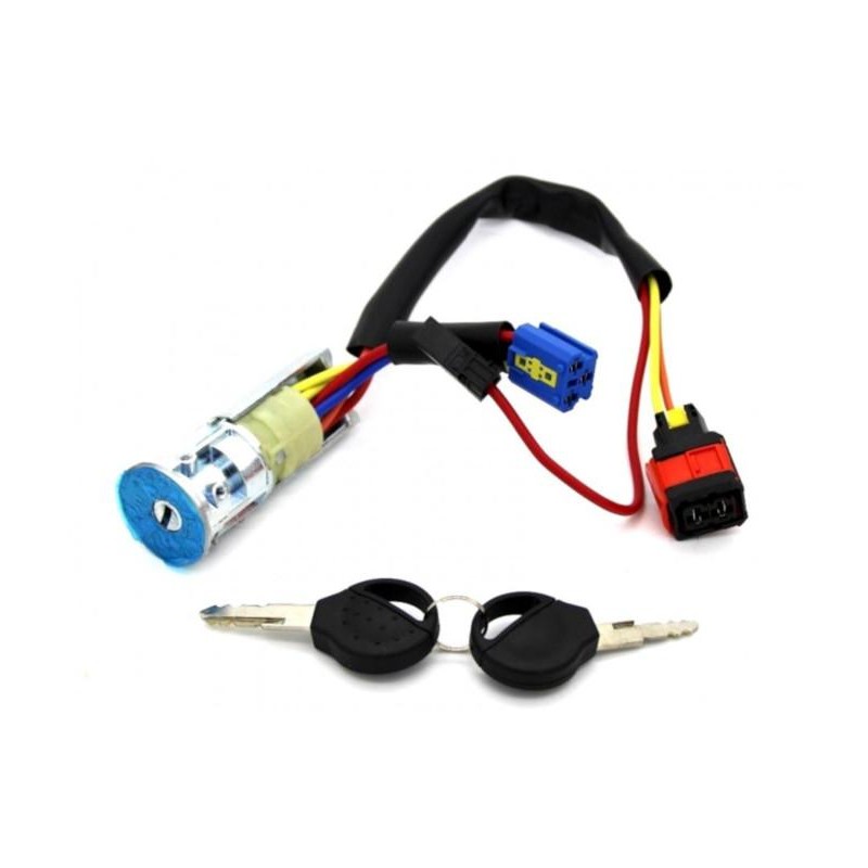 Interruptor de encendido con bloqueo de dirección + 2 llaves para Citroën Xsara Picasso, Peugeot 206, 406, 4162P0 Interruptor de encendido con bloqueo de dirección + 2 llaves para Citroën Xsara Picasso, Peugeot 206, 406, 4162P0