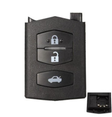 Télécommande boitier de clé plip Mazda 3 boutons serie 2, 3, 5, 6, RX8, MX-5
