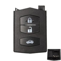 Mazda 3-button key fob remote control for 2, 3, 5, 6 series, RX8, MX-5