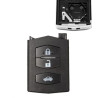 Boitier de télécommande clé plip Mazda 3 boutons serie 2, 3, 5, 6, RX8, MX-5