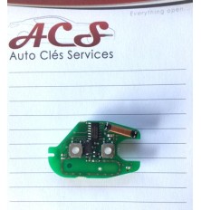 Transmissor de controle remoto eletrônico Renault 2 botões TRW 101546-B