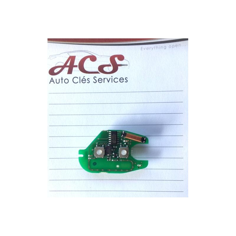 Renault 2-button electronic remote control transmitter TRW 101546-B