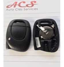 1-knops afstandsbedieningsbehuizing Renault Clio Twingo met infrarood