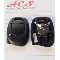 1-button remote control case Renault Clio Twingo with infrared infrared