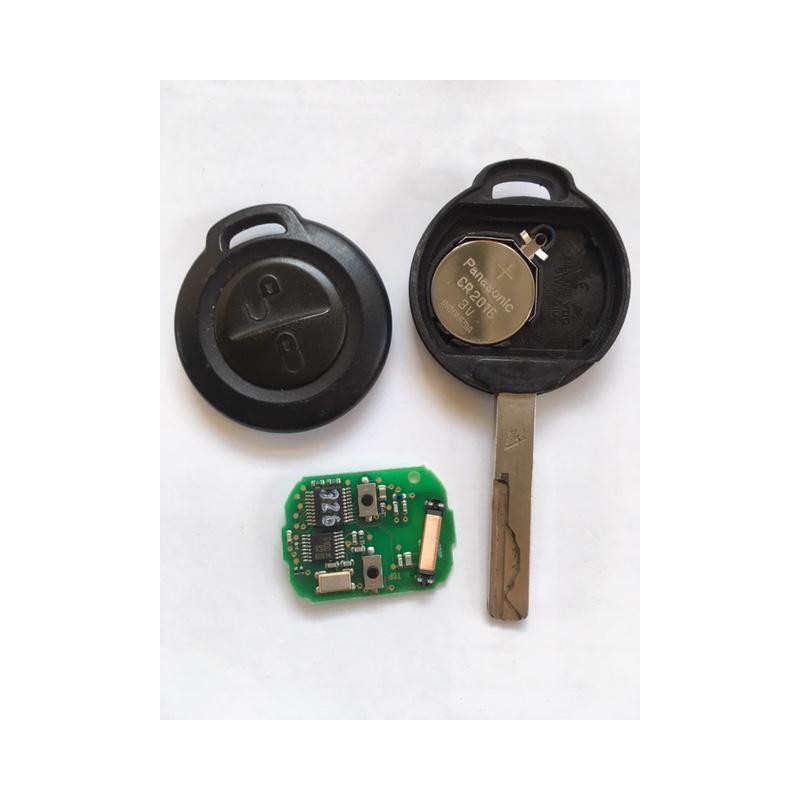 Transmisor de control remoto Mitsubishi de 2 botones para los modelos Colt, Warrior, Carisma y Space Star.